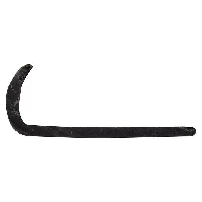 Kunststof plint Hockeystickprofiel - 260 x 2,1 x 0,8 cm, Antraciet, Kunststof - Vooraanzicht