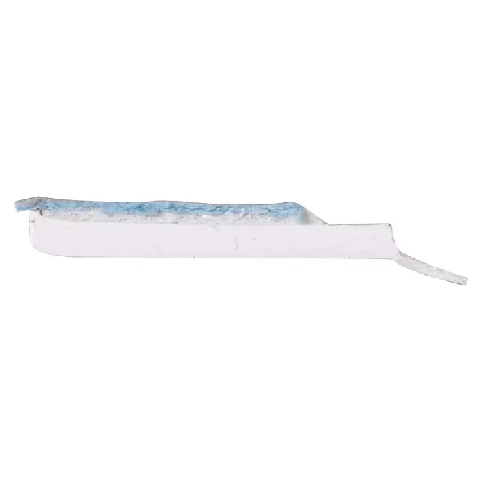 Kunststof plint Zelfklevend Afwerkingsprofiel - 260 x 3 x 0,4 cm, Wit, Kunststof - Vooraanzicht