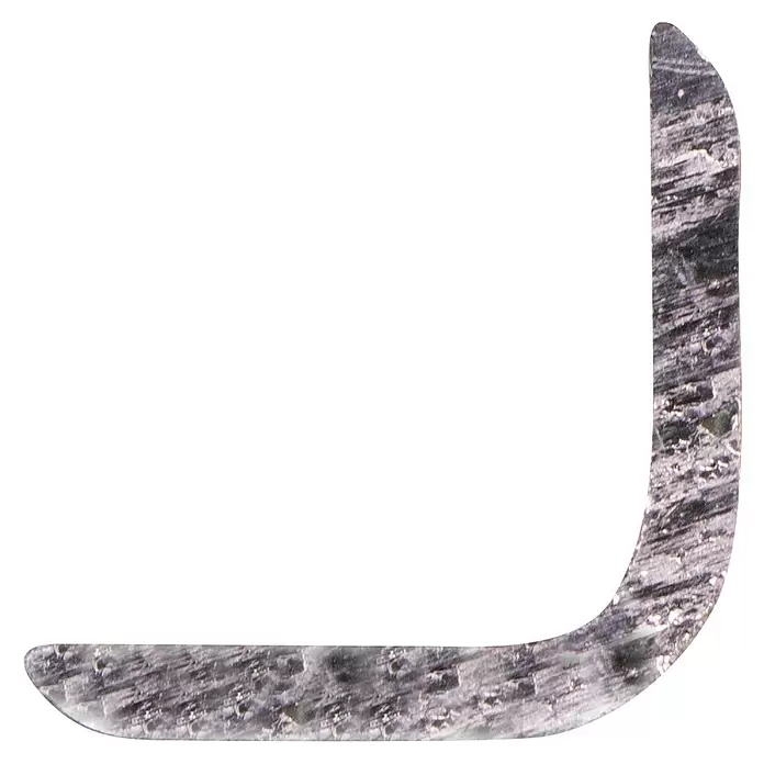 Hoekprofiel Aluminium - Aluminium, 200 x 1,5 x 1,5 cm, Dikte: 2 mm - Vooraanzicht