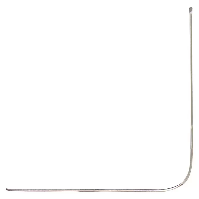 Hoekprofiel Aluminium - Aluminium, 200 x 3 x 3 cm, Dikte: 1,5 mm - Vooraanzicht