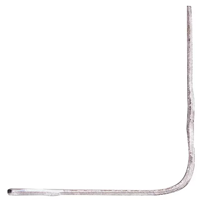Hoekprofiel Aluminium - Aluminium, 200 x 4 x 4 cm, Dikte: 1,5 mm - Vooraanzicht