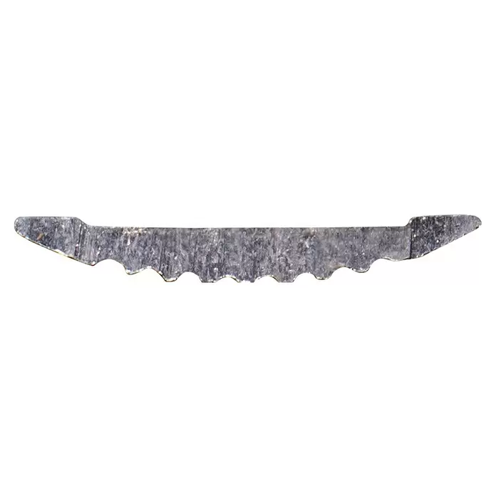 Aluminium plint zelfklevend antislip profiel - Aluminium, 200 x 1,5 x 0,24 cm - Vooraanzicht