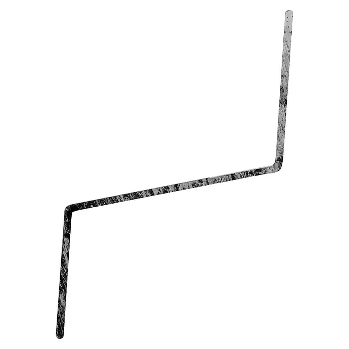 Lekdorpel Aluminium - Aluminium, 200 x 6,4 x 4 cm, Dikte: 1,5 mm - Vooraanzicht