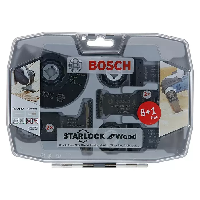 Bosch Zaagbladen Starlock-Set - 7 st. - Vooraanzicht