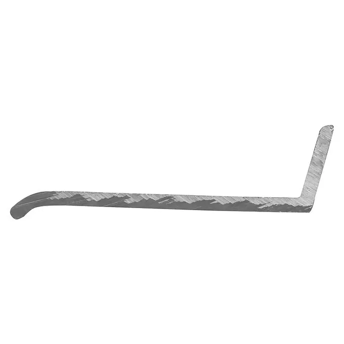 Lekdorpel Aluminium - Aluminium, 200 x 3,8 x 1,2 cm, Dikte: 1,5 mm - Vooraanzicht