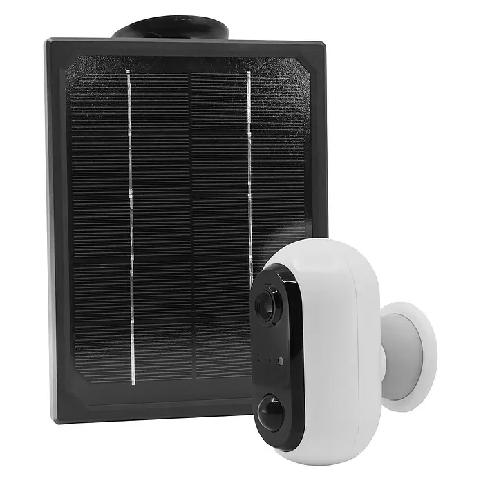 Überwachungskamera HomeCam Akku Outdoor - L x B x H: 55 x 50 x 90 mm, Erfassungsreichweite: 8 m (Infrarot) - Diagonale Ansicht