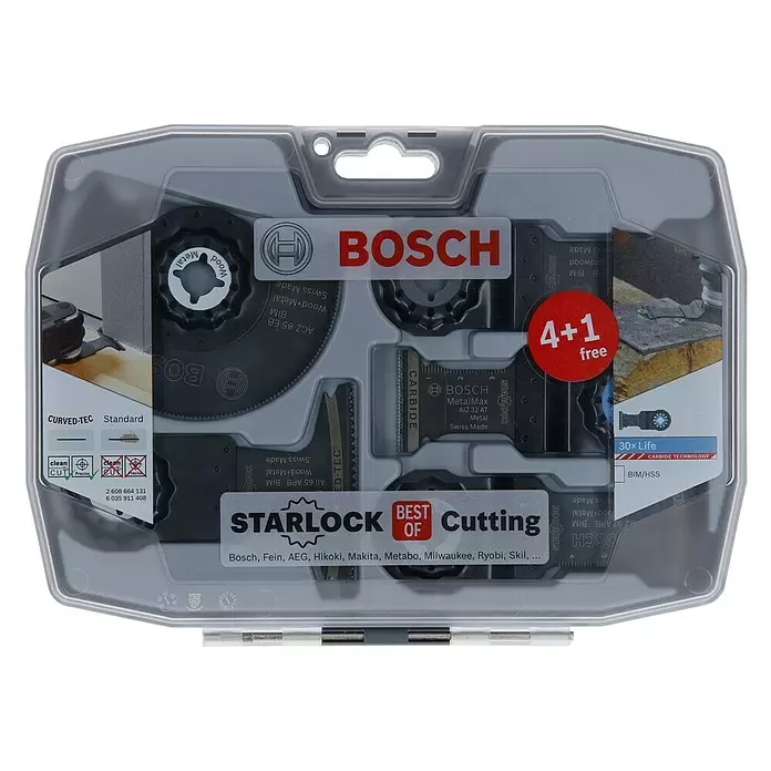 Bosch Zaagbladen Starlock-Set - 5 st. - Vooraanzicht