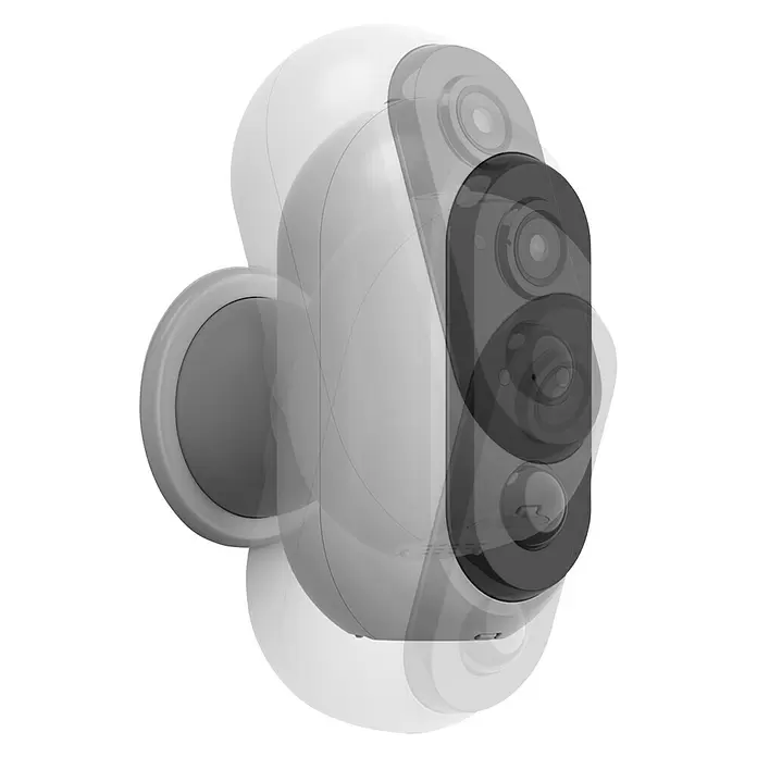 Überwachungskamera HomeCam Akku Outdoor - L x B x H: 55 x 50 x 90 mm, Erfassungsreichweite: 8 m (Infrarot) - Anwendungsbeispiel