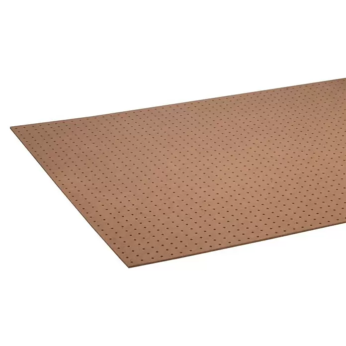 Hardboard, vaste maat - l x b x h: 2.000 x 900 x 5,5 mm, Houtvezel - Close-up