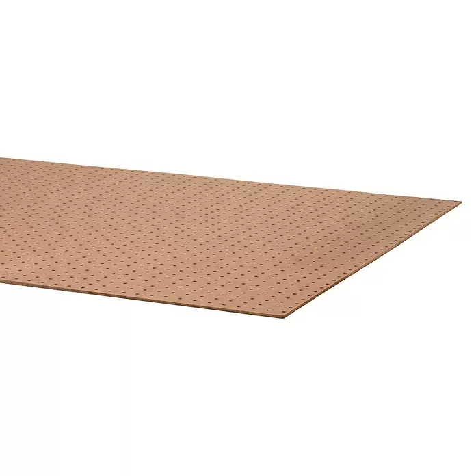 Hardboard, vaste maat - l x b x h: 2.000 x 1.220 x 5,5 mm, Houtvezel - Close-up