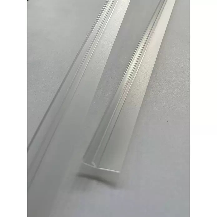 Corniche Wasserabweisprofil Senkrecht - 2 -tlg., Kunststoff, Transparent, Länge: 200 cm - Detailaufnahme