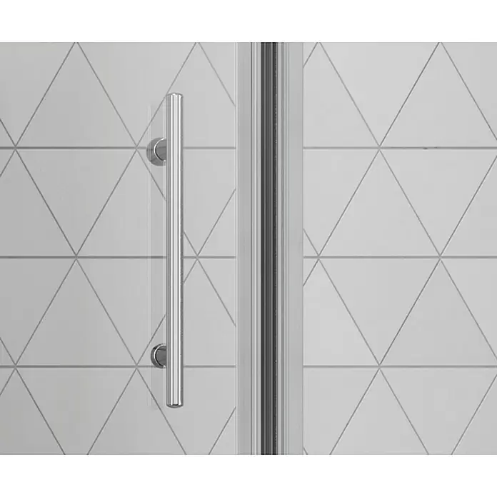 Camargue Duschtürgriff - Aluminium, Chrom - Detailaufnahme