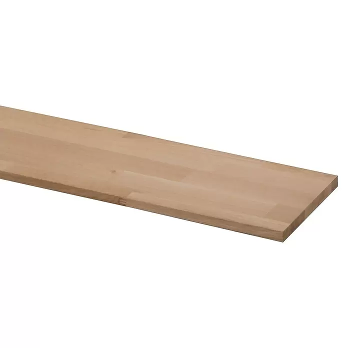 CanDo Massief houten panelen - Eiken, 200 cm x 20 cm x 18 mm - Close-up