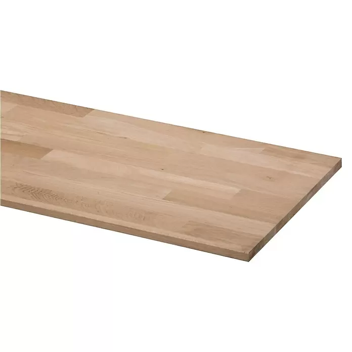 CanDo Massief houten panelen - Eiken, 200 cm x 40 cm x 18 mm - Close-up